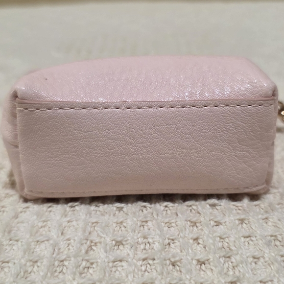 Lauren Conrad Kitty Cat Flower Floral Pink Coin Pouch Purse Rose Gold Keychain - Picture 6 of 10